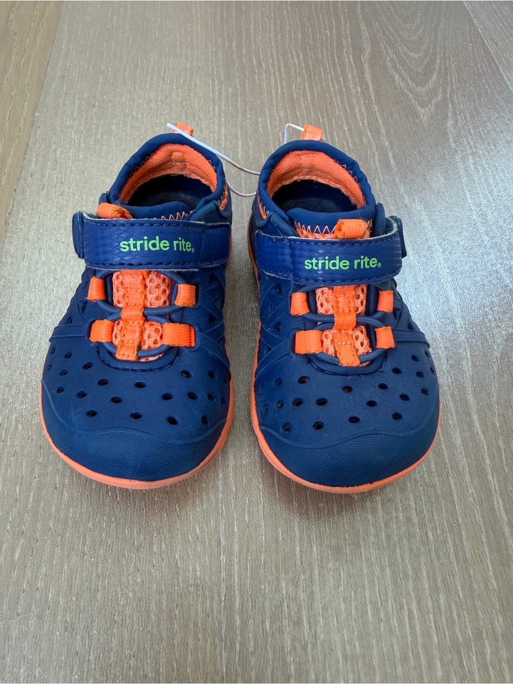 Stride Rite Navy and Orange Water Shoes for Kids